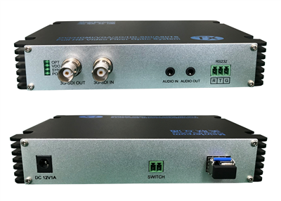 单路3G-SDI+音频+RS232无压缩光端机