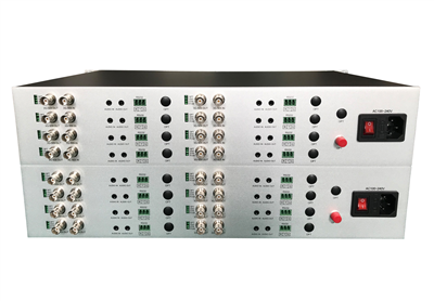 4路双向3G-SDI+音频+RS232无压缩光端机