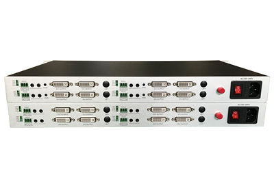 2路双向DVI+音频+RS232无压缩光端机